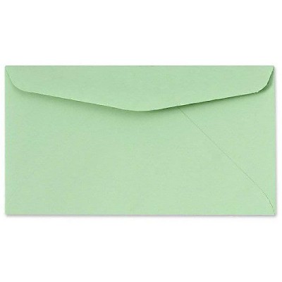 LUX 3 5/8" x 6 1/2" #6 3/4 60lbs. Regular Envelopes Pastel Green 72652-50