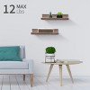 SEVOBAL Decorative Bookshelf Wall Shelf Floating Shelf Wall Mounted Wood Shelve Home Wall Decor Corner Shelf, Hanging Shelf, Beige, 10.04"*3.93"*1.97" - 4 of 4