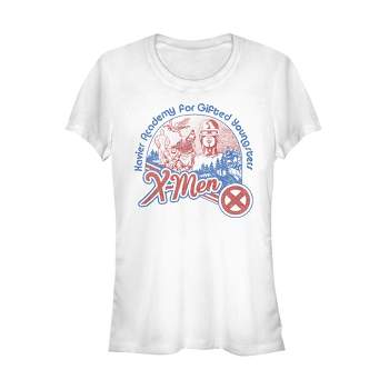 Juniors Womens Marvel X-Men Vintage Xavier Academy T-Shirt