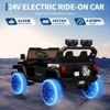 24V Ride On Toys for Big Kids, 2 Seater Extend Ride On Car, Kids' Electric Vehicles with Remote Control,Adjustable Car Body, Music,3 Speeds - 3 of 4