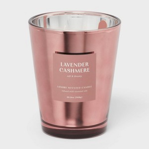 20oz Metallic Jar Candle Lavender Cashmere - Threshold™ - 1 of 4