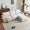 99'' Fabric L-Shaped Modular Sectional Sofa with Free Combination, 4-Piece Modular Set - 3 of 4