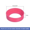 Unique Bargains Silicone Protective Water Bottle Bottom Boot for 65mm 4 Pcs - 2 of 4