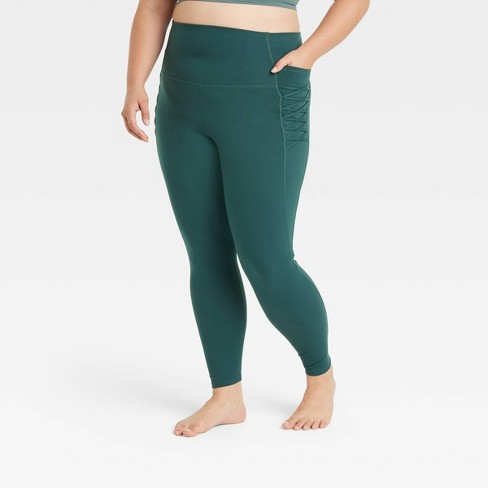 Women's Brushed Sculpt Corded High-Rise Leggings - All in Motion™ - image 1 of 2