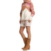 Women's Chevron Colorblock Sweater - J.NNA - 2 of 4