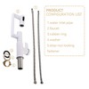 PAGED Bathroom Faucet Rotary Bathroom Sink Faucet with Spray Function and Temperature Display, Faucet for Bathroom Sink - 2 of 4