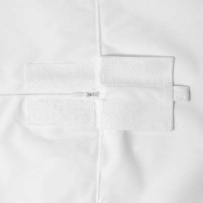 California King White Waterproof Zippered Box Spring Protector