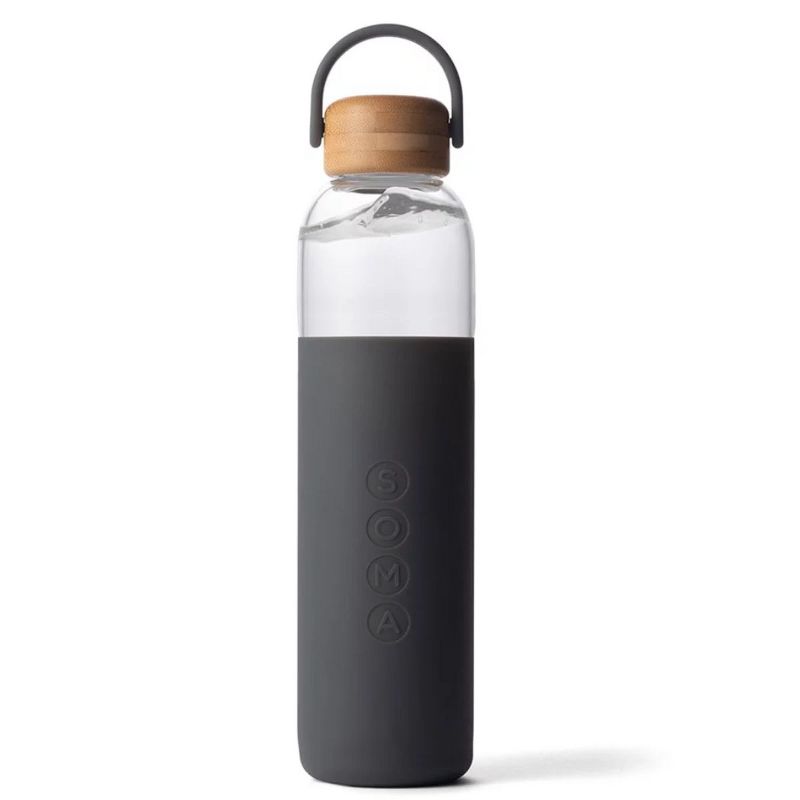 Soma Grey Glass Water Bottle - Case of 4/25 oz, 3 of 4