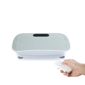 TopComfy Silent Vibration Platform 10 Frequency Exercise Fitness Massage Weight Loss Fat Burner for Unisex Home Workouts, Grey, 25"*15"*7" - 1 of 4