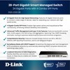D-Link 28-Port Gigabit Smart Managed Switch, 24x GbE + 4x Combo SFP Ports (DGS-1210-28) - 3 of 4