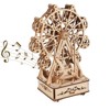 Angel Sar Ferris Wheel Music Box 3D Wooden Puzzle, DIY Handcraft Model Kit with Rotating Mechanism, Mechanical Engineering Toy for Adults - 2 of 4