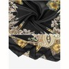 Elerevyo Women's Satin Large Paisley Symmetric Silk Square Scarf Head Wrap Bandanas 35.4" X 35.4" - 4 of 4