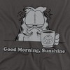Garfield Good Morning Sunshine Adult T-Shirt Charcoal - 2 of 4