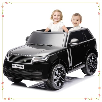 24V Licensed Land Rover Ride On Car, 2-Seater Electric Car w/Parent Remote Control