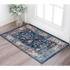 Ivory And Orange Oriental Area Rug - 2 of 4