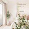 Olive Trees Artificial Indoor, Tall Faux Silk Plant White Planter, Fake Olive Trees with Natural Wood Trunk and Green Fake Moss for Home Office Decor - 2 of 4