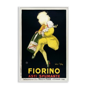 Stupell Industries Vintage Fiorno Wine Black Framed Giclee Art - 1 of 4