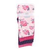 Hudson Baby Infant and Toddler Girl Cotton Leggings 4pk, Pink Navy Floral - 2 of 2