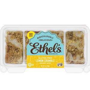 Ethel's Baking Co Gluten Free Lemon Crumble Dessert Bars - 6oz/4ct - 1 of 4