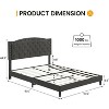 Upholstered Platform Bed Frame - 2 of 4