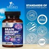 Brain Booster Nootropic Supplement 1000mg Support Focus Energy Memory & Clarity - 60 Capsules By Nature's Nutrition - 3 of 4