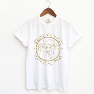 Simply Sage Market Women's Grand Canyon National Park Short Sleeve Garment Dyed Tee - 1 of 4