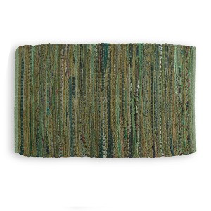 Design Imports Multicolor Chindi - Olive Green - 19.5 In X 31.5 In - 1 of 4