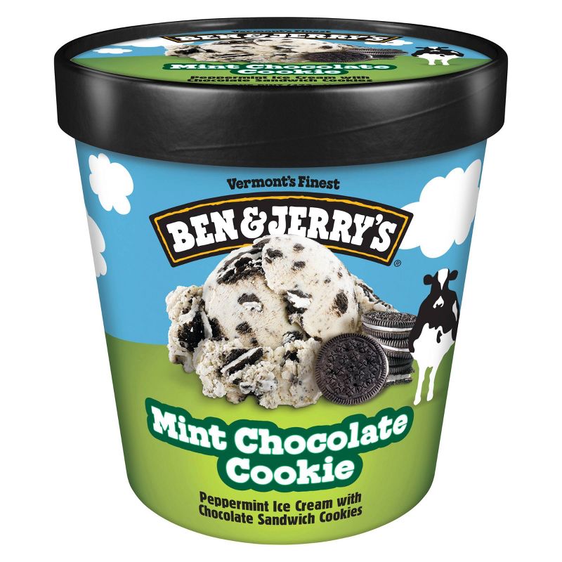 Ben & Jerry's Mint Chocolate Cookie Ice Cream - 16oz, 3 of 15