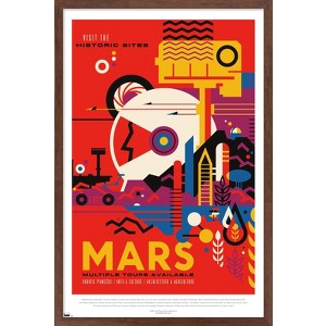 Trends International NASA - Mars Travel Poster Framed Wall Poster Prints - 1 of 4