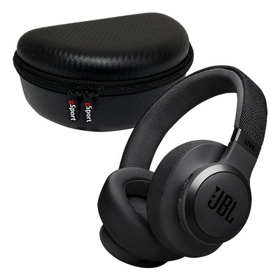 JBL LIVE 770NC Wireless Over Ear Noise Cancelling Headphone Bundle with gSport Case