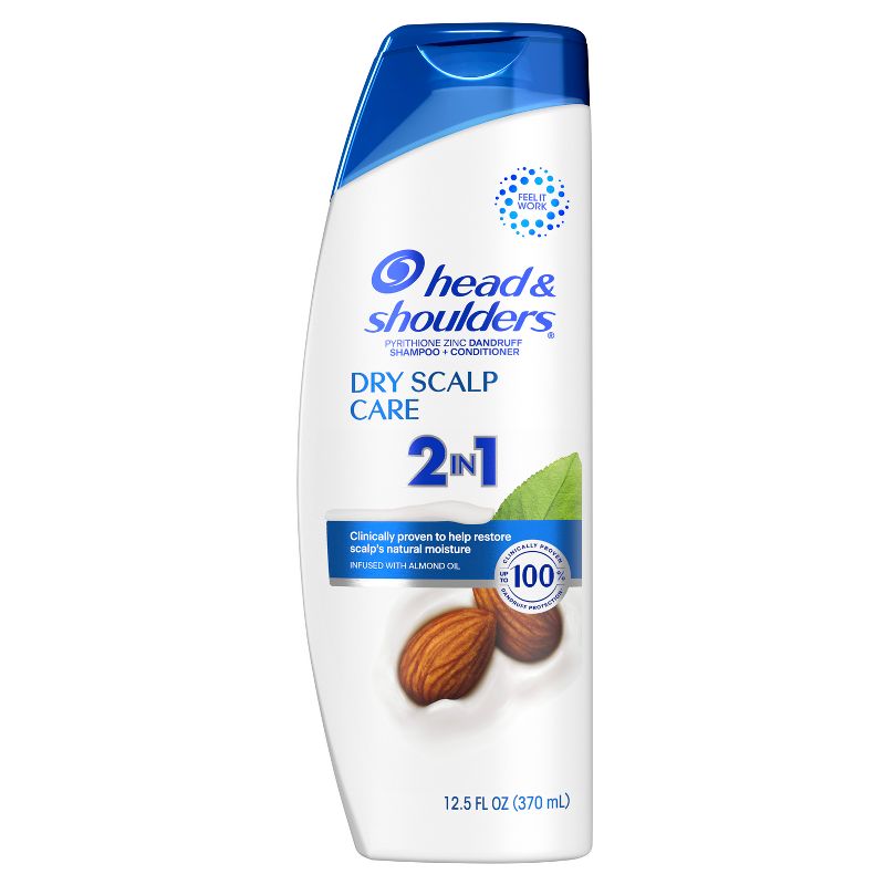 Head & Shoulders Dry Scalp Care 2-in-1 Dandruff Shampoo + Conditioner with Almond Oil, 3 of 19
