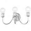Livex Lighting Lansdale 3 - Light Vanity in  Polished Chrome - 4 of 4