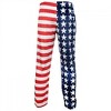 Mens Crazy Boxers American Flag Pajama Pants - 2 of 3
