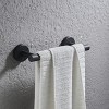 Itopfox 1 Piece 9 Inch Matte Black SUS304 Stainless Steel Wall Mounted Hand Towel Holder Bathroom Towel Bar Rack Space Saver - 4 of 4