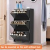 Shoe Storage Cabinet with 3 upside down drawers - 2 of 4