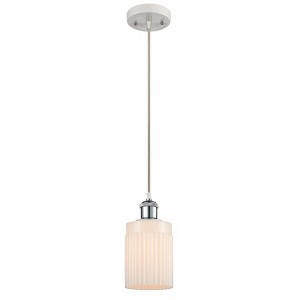 Hadley - 1 Light Cord Hung Mini Pendant In Art Deco Style-8 Inches Tall and 4.5 Inches Wide - 1 of 1