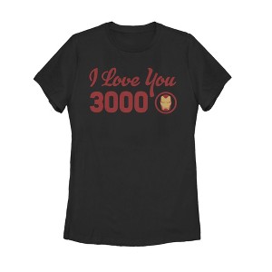 Women's Marvel Iron Man Love 3000 Forever T-Shirt - 1 of 3