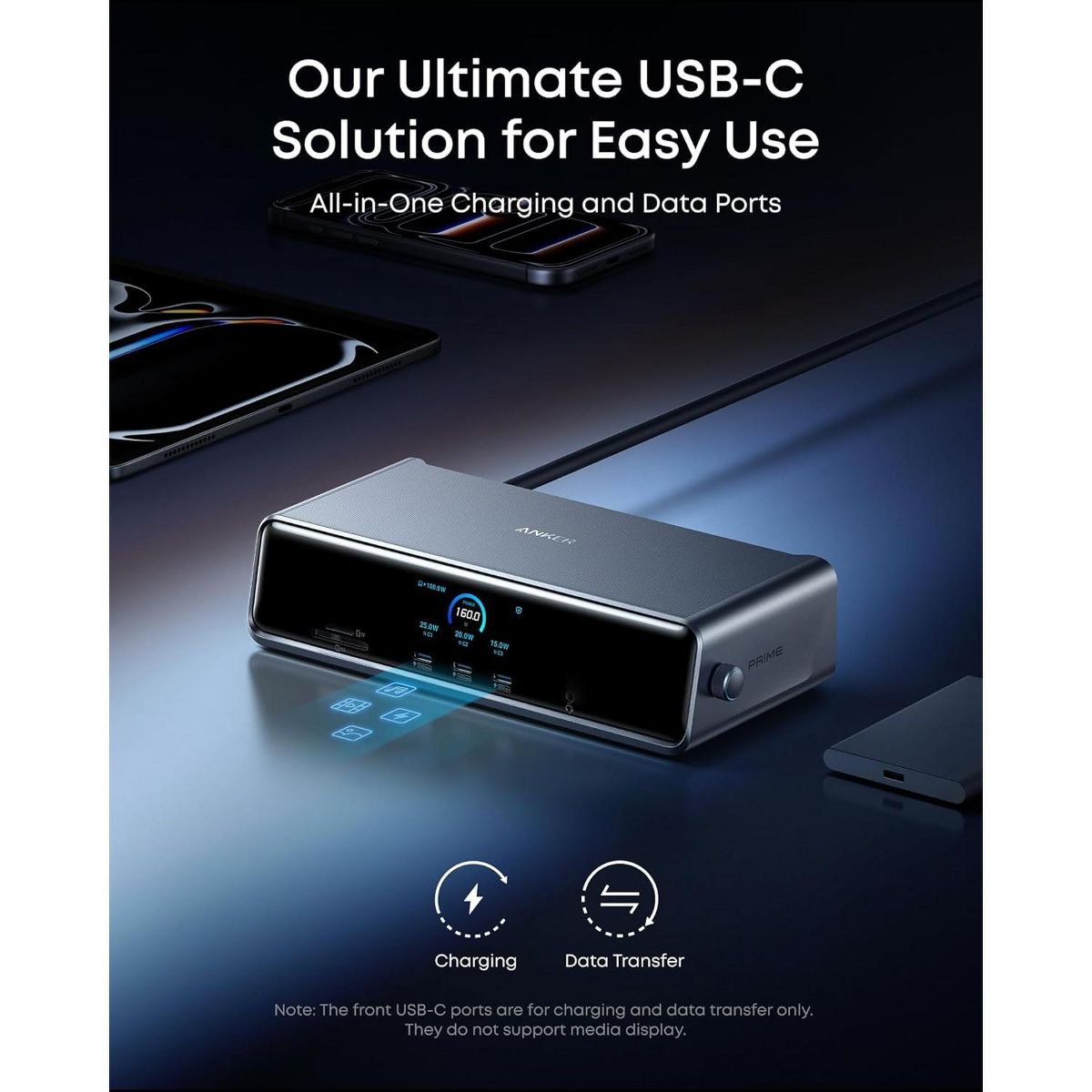 Anker Prime Docking Station (DL7400)(The Latest DisplayLink Driver Required) - thumbnail 8