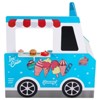 Yinvani Ice Cream Truck Wooden Playset Pretend Play Stand for Kids Aged 3-7 - 2 of 4