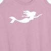 Women's - Instant Message - Mermaid Silhouette Graphic Racerback Tank - 2 of 4