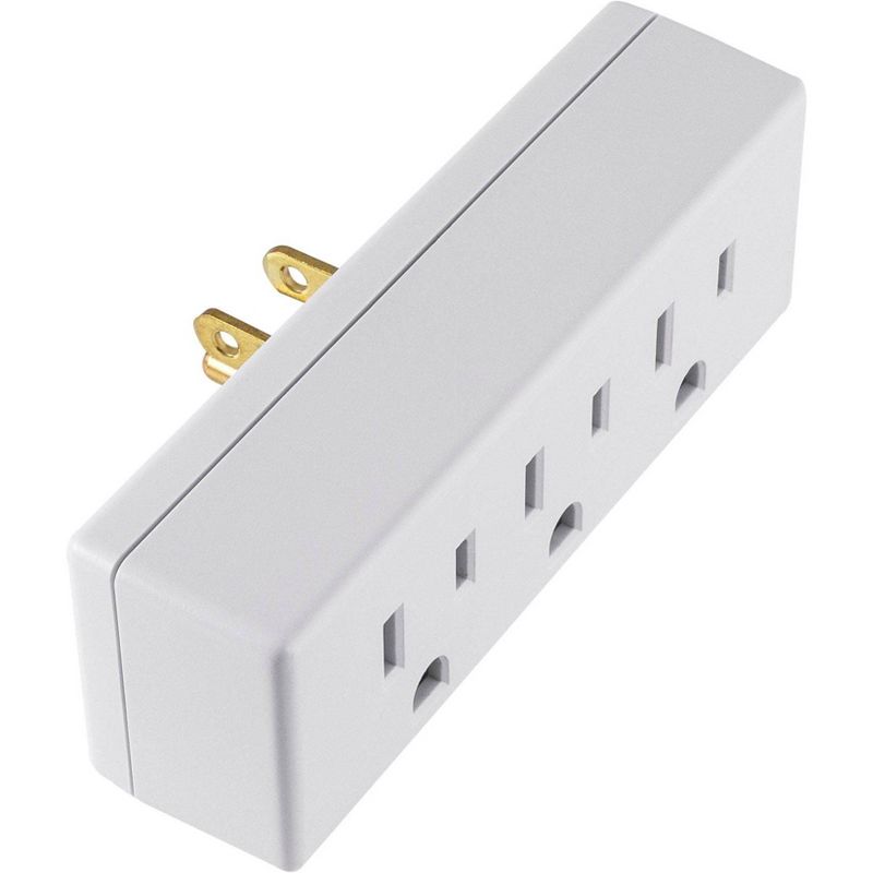 GE 3 Outlet Grounded Tap White, 5 of 13