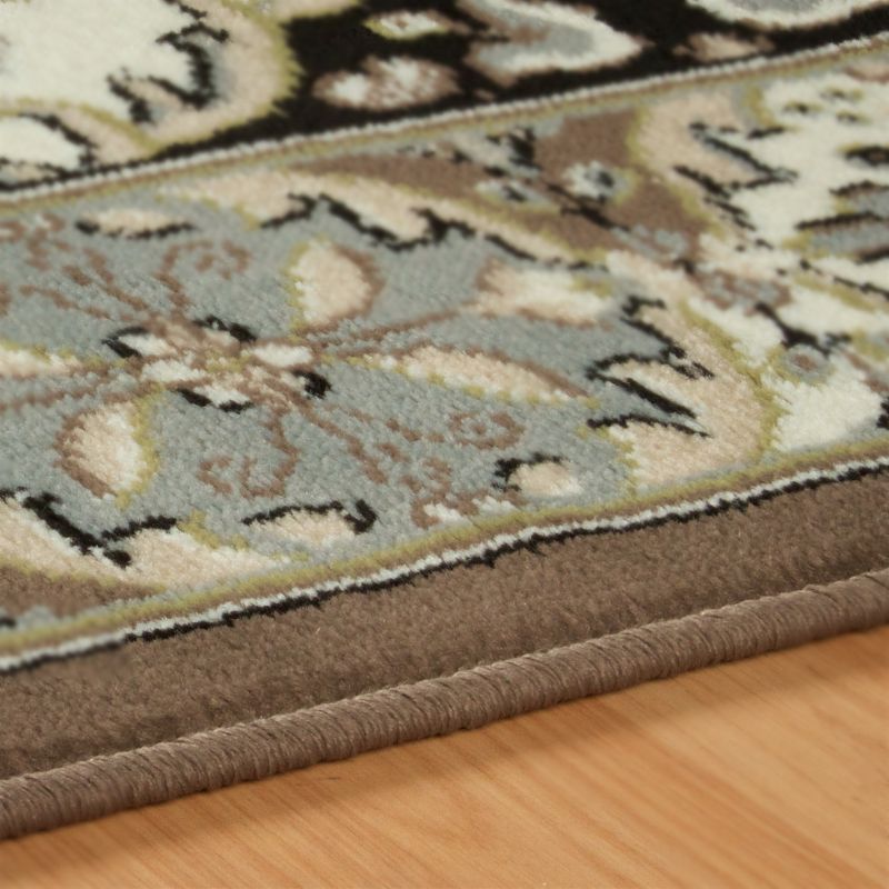 Contemporary Damask Indoor Area Rug or Runner by Blue Nile Mills, 4 of 5