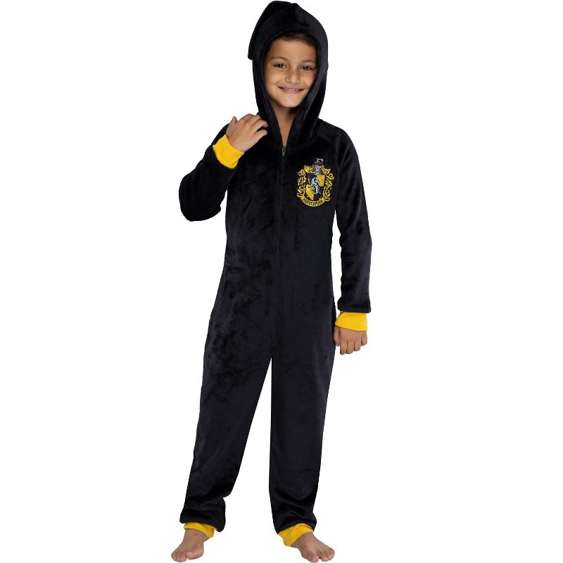 Harry Potter Unisex Kids Hooded Pajama Union Suit, 5 of 8