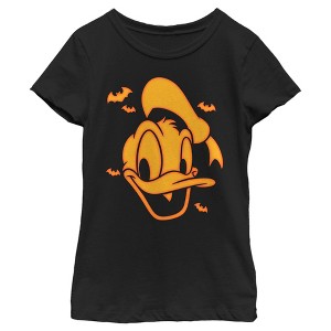 Girl's Mickey & Friends Halloween Donald Duck T-Shirt - 1 of 4