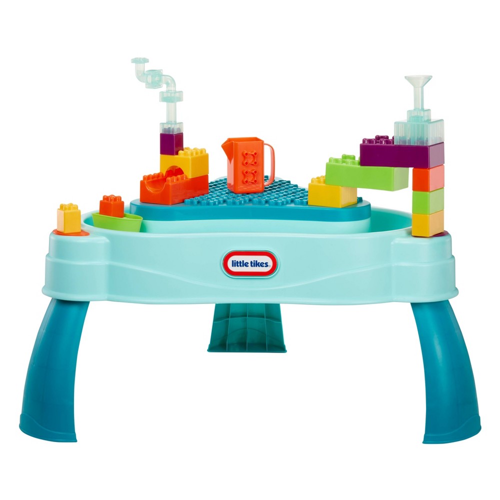 Little Tikes Build & Splash Water Table & 50pc Block Set