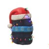 Garden Elements Fiberglass Indoor Christmas Figurine Statue Decor, Baby Penguin Holding Christmas Lights, 24" - 3 of 4