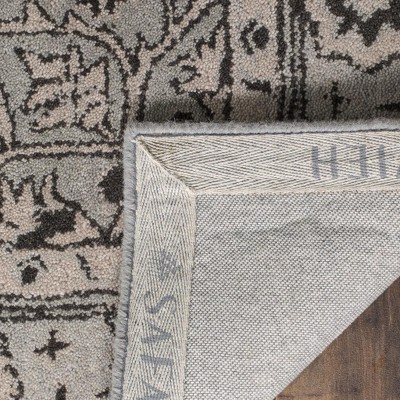 Gray Handmade Tufted Wool 4' x 6' Area Rug