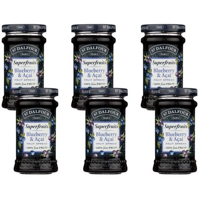 St Dalfour Blueberry and Acai Fruit Spread - Case of 6/6 oz