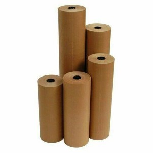 supplyhut 24" 40 # 900' Brown Kraft Paper Roll Shipping Wrapping Cushioning Void Fill - 1 of 2