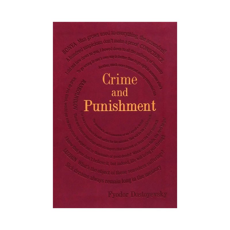 Crime and Punishment - (Word Cloud Classics) by  Fyodor Dostoyevsky (Paperback), 1 of 2